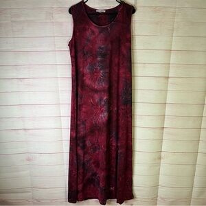 Annalee + Hope Sleeveless Tie Dye Comfy Maxi Tank Dress Size XL‎